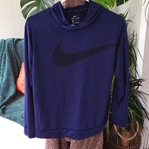 Blue XL Nike Dri-Fit light weight Hoodie